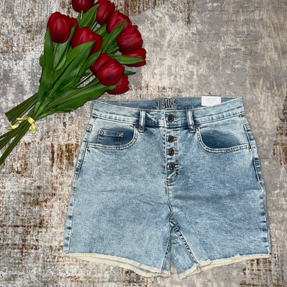 High Waisted MIDI Justice Jeans size 14 plus